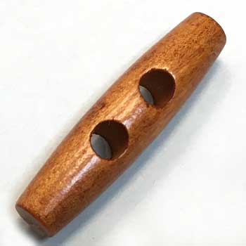 TG-101 - 2-1/4" Wood Toggle, 4 colors